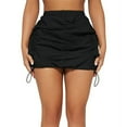 thumbnail image 1 of Womens Cargo Skirt  Casual Summer High Waisted Bodycon Pencil Ruched Mini Skirts Side Drawstring And Pockets, 1 of 4