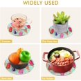 thumbnail image 5 of SKYSONIC Popsicle Color Summer Pot Holders Trivets, 2 Pcs Heat Resistant Trivets,Watercolor Funny Cotton Thread Weave Mats for Hot Pads Pans Pot Bowl Teapot for Kitchen Decor, 5 of 7