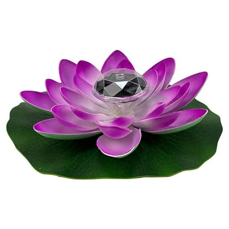 

Xemplaro Floating Artificial Lotus Night Light LED Lotus Lamp Energy Saving Light for Outdoor Garden Pool Pond Fountain Decoration