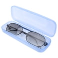 thumbnail image 2 of Gafas de sol ovaladas vintage con lentes espejadas UV, gafas de sol con montura metálica para hombres y mujeres, montura negra, lentes verdes degradados, 2 of 8