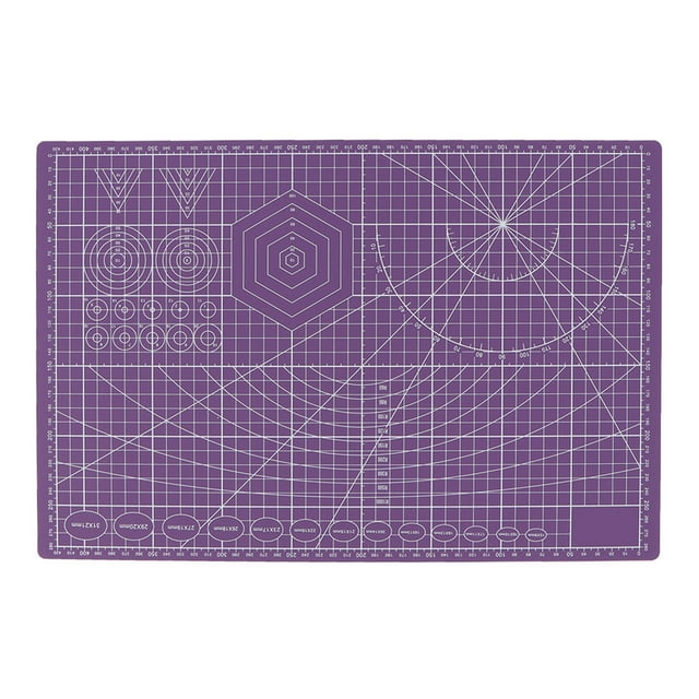 Grid Lines Cutting Mat,A3 Double Side PVC Cutting Mat Self Healing Cutting Mat Exquisite Design