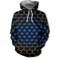 thumbnail image 1 of Sweat à Capuche pour Hommes, Impression 3D Créative, Motif Trou, Automne et Hiver, Mode Colorée, 1 of 5