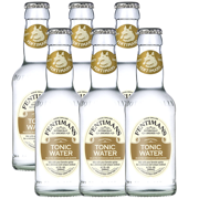 Fentimans Botanically Brewed Natural Tonic Water 6 Pack, 6.7 fl oz Bottles – Premium Mixer for Cocktails & Refreshing Drinks