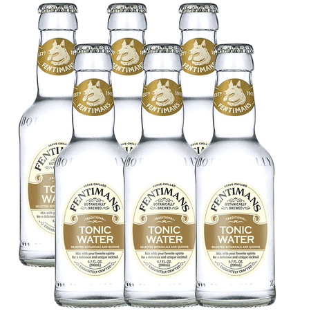 Fentimans Botanically Brewed Natural Tonic Water 6 Pack, 6.7 fl oz Bottles – Premium Mixer for Cocktails & Refreshing Drinks