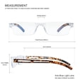 thumbnail image 5 of 8 Pack Reading Glasses, Blue Light Blocking Computer Reading Glasses for Women and Men, Anti Glare Lightweight Readers (4 Black+4 Tortoise,+2.50), 5 of 5