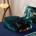 thumbnail image 5 of Erosebridal Teal Rustic Pike Fish Zipper Twin Comforter Sets with Fitted Sheet and 2 Pillowcases for Boys Men, Farmhouse Ocean Wave Zipper Bedding Set, Navy Reversible, 4pcs, 5 of 7