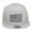 Heather Grey, variant on Grey American Flag Patched Wool Blend Snapback - Heather Grey OSFM