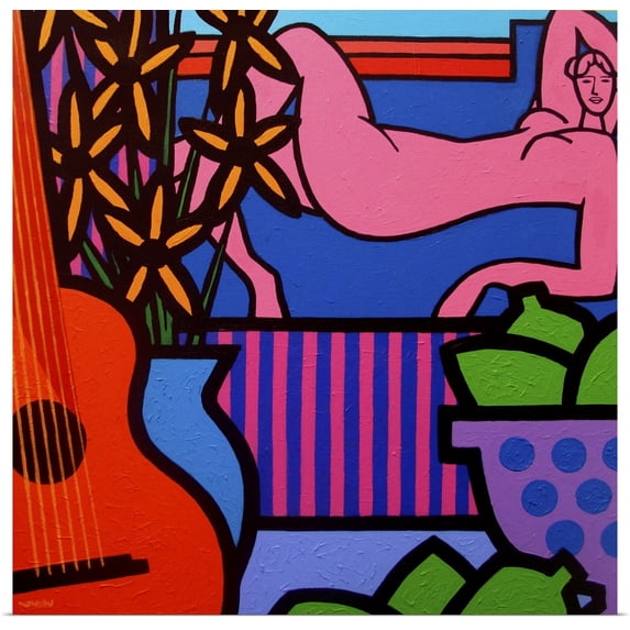 Great BIG Canvas | Rolled John Nolan Poster Print entitled Still Life With Matisse I