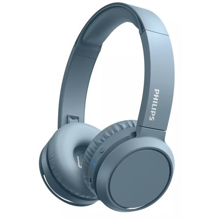UPC: 0840063201125 | Philips H4205 on-Ear Wireless Headphones with 32mm Drivers and BASS boost on-Demand  Blue