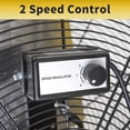 thumbnail image 3 of 42 in. 2-Speeds 26800 CFM Industrial Drum Fan in Yellow with Powerful 4/5 HP Motor, 3 of 7