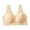 Beige, variant on Ashirexll Bras for Women Front Closure Middle-Aged and Elderly Bra Plus Size Seamless Thin Underwear Gathering Breathable Comfortable Side Breast Bra Beige M