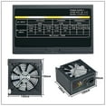Power Supply for PC, 500W Rated 110 /220 ; 500w Source for Pc Gamer