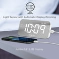 thumbnail image 3 of Timex Alarm Clock with USB Charger (5W) and Large Display (T1320W), 3 of 4