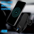 thumbnail image 3 of Wireless Car Charger Fast Charging Magnetic Car Charger Phone Mount with 3 Magnetic Heads, 3 of 7