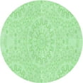 thumbnail image 1 of Ahgly Company Indoor Round Patterned Light Green Area Rugs, 7' Round, 1 of 6