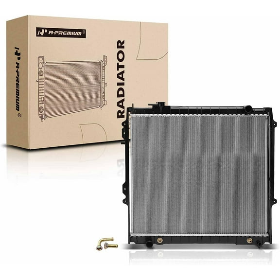 A-Premium Engine Coolant Radiator with Transmission Oil Cooler Compatible with Toyota Tacoma 1995-2004 2.4L 2.7L 3.4L Automatic Trans. Replace# 164100C041, 164100C040
