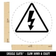 thumbnail image 2 of Electrical High Voltage Warning Sign Rubber Stamp for Scrapbooking Crafting Stamping - Medium 1 Inch, 2 of 7