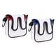thumbnail image 4 of 2 Piezas de Funda para Cabeza de Putter de Mazo para golf Premium Cuadrada Cubierta Protectora, 4 of 9