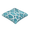 thumbnail image 3 of Multi-Size Linen Sofa Pillow Cover Invisible Zipper Open And Close Strong Use For Sofa Chair Garden Sofa Car Turquoise Moroccan Trellis Hand-Drawn Sketch_62922_1 16"X16", 3 of 7