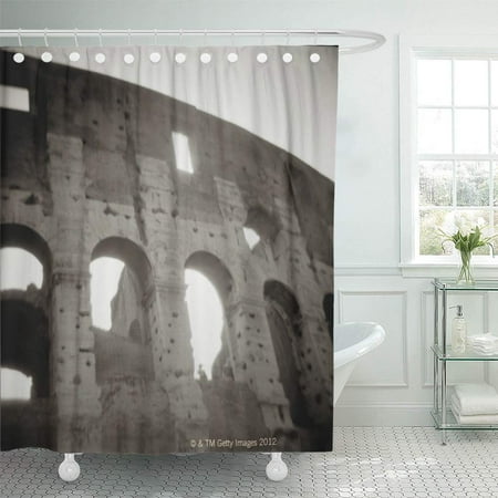 Yusdecor Past The Colosseum In Rome History Architecture Travel Destinations Bathroom Decor Bath Shower Curtain 60x72 Inch Walmart Canada