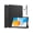 Black, variant on Case for Teclast M40 / M40 Pro / P20S / P20HD, Tri fold Slim Lightweight Hard Shell Smart Protective Cover with Multi-Angle Stand, Universal Stylus Pen