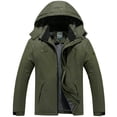 thumbnail image 1 of Manteaux pour Hommes Manteau Coupe-Vent Imperméable Chaud à Capuche Imperméable Manteaux de Planche à Neige, 1 of 3