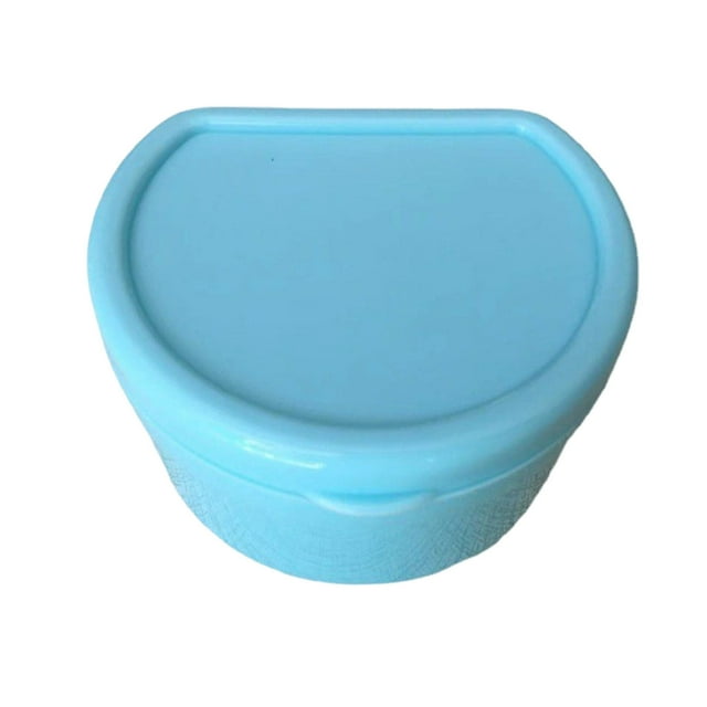 TIELUTT 1 Pce Récipient pour Prothèses Dentaires Bain de Prothèses Protège-Dents Rangement Contenants Alimentaires Contenants en Verre pour Garde-Manger Contenants Alimentaires en Verre Transparent avec Couvercles Rangement Transparent