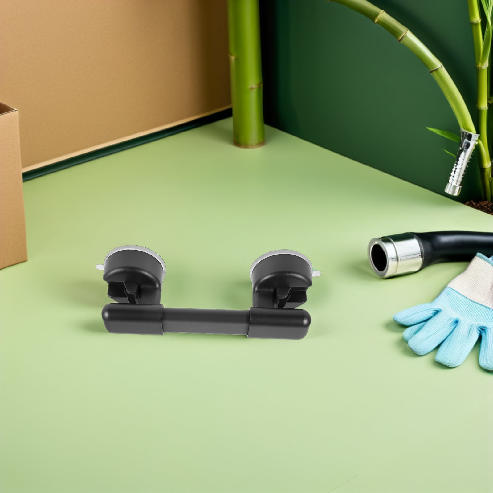 OFFIGAM Strong Cup Bath Handle in Grey for Easy Installation, Bathroom Safety and Support