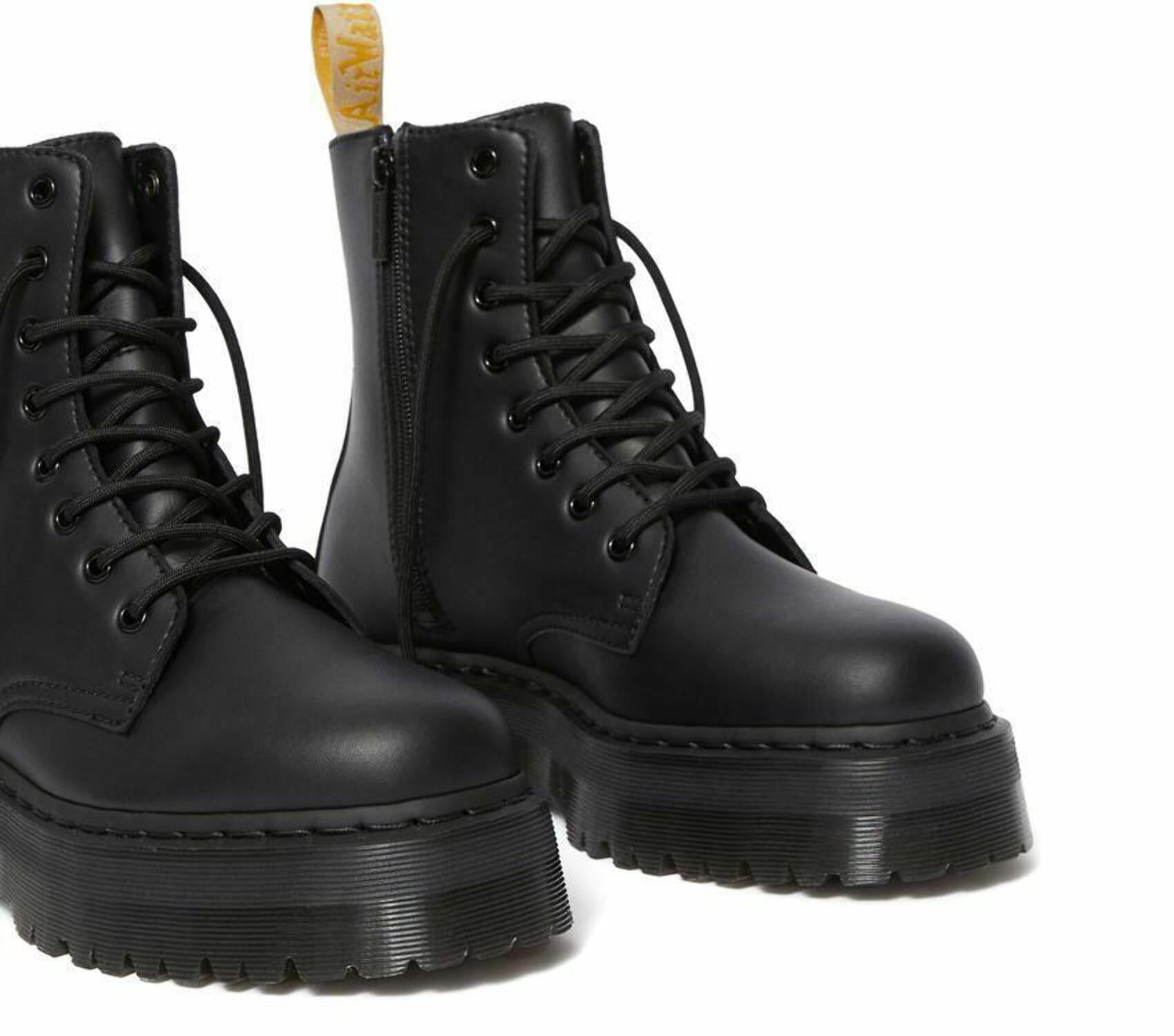 Dr. Martens Womens Jadon II Mono Vegan 8 Eye Boots Shoes Platform