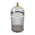 thumbnail image 3 of Baoblaze Clear Storage Jar Modern Kitchen Fruit Fork Holder for Party Home Restaurant smoke gray, 3 of 8