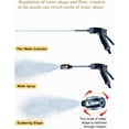 thumbnail image 4 of Turn Any Hose into a High Pressure Water Washer Jet,Universal Compatibility, 360° Rotating Spray Nozzle 3 Spray Modes for Cars Patio Driveway, 4 of 8