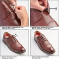 thumbnail image 6 of THE ORIGINAL STRETCHLACE | No Tie Silicone Dress Shoe Laces | Elastic Laces to Turn Dress Shoes Into Slip-Ons | Black, 1.6" (4cm), 6 of 8