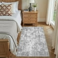 thumbnail image 5 of Uermei 3x5 Washable Entryway Rug: Non-Slip Soft Abstract Indoor Area Rug for Living Room Kitchen Bedroom, Stain-Resistant Door Mat Throw Carpet for Laundry Foyer Home Decor - Gray, 5 of 10