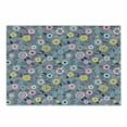thumbnail image 1 of Abstract Cutting Board, Doodled Drawn Cartoon Style Colorful Flower with Leaves and Buds, Decorative Tempered Glass Cutting and Serving Board, in 3 Sizes, by Ambesonne, 1 of 2