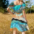 thumbnail image 4 of Robe Sans Manches en Acrylique pour Femmes Robes de Soirée Vêtements Féminins, 4 of 5