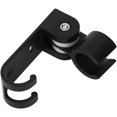thumbnail image 3 of Shower Head Holder - Shower Wand Holder Adjustable Stainless Steel Wall Mount Bathroom Shower Holder with 2 Hooks (Black), 3 of 5