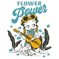 thumbnail image 2 of Boy's Betty Boop Flower Power  Graphic Tee White X Large, 2 of 4