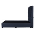 thumbnail image 3 of Box Base Cama + Cabecera Queen Size Mary Azul Marino, 3 of 8