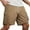 Khaki, variant on Mgmyaa Men's Casual 7 Inch Shorts Twill Drawstring Summer Beach Stretch Golf Shorts Cargo Shorts for Men with Pockets