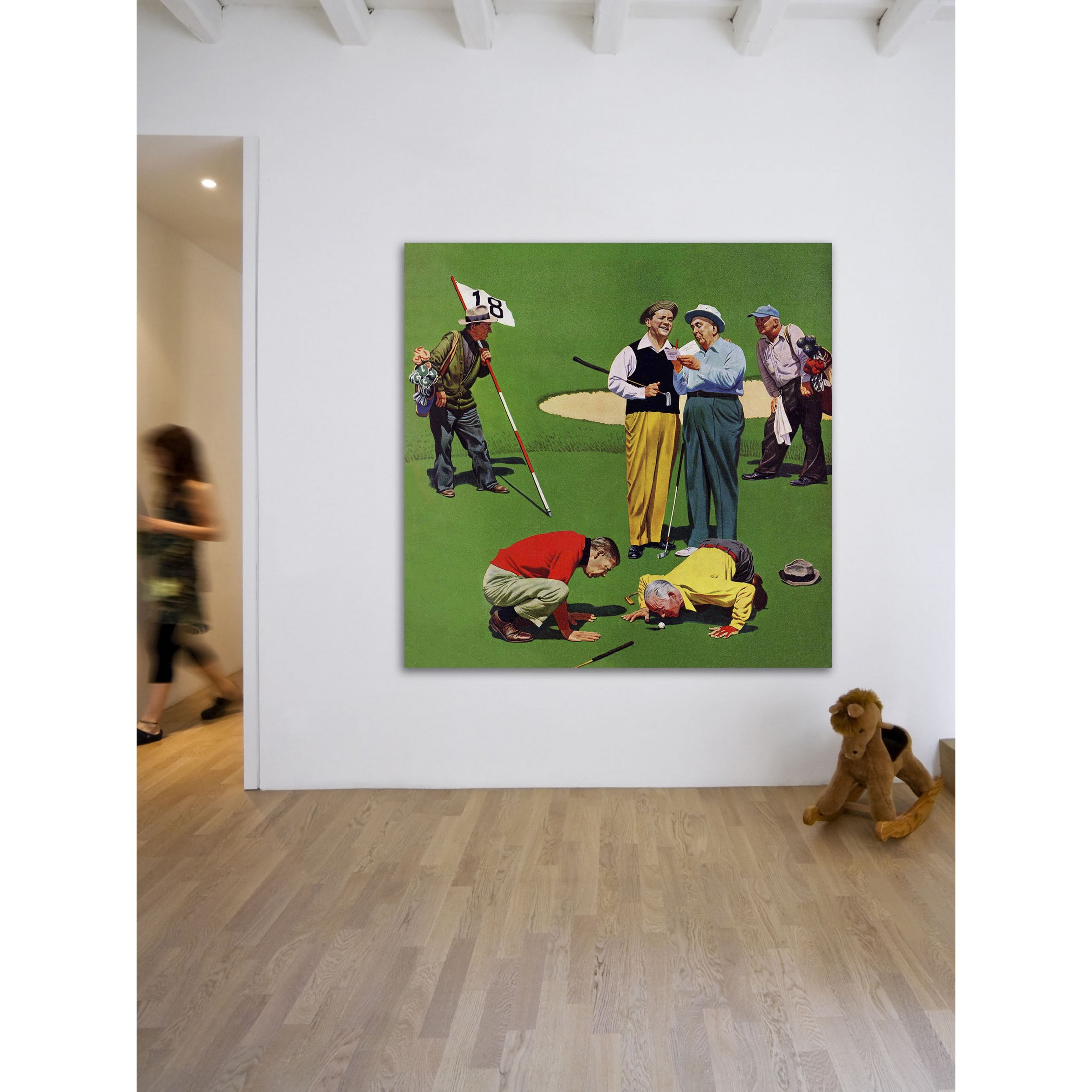 Marmont Hill Eighteenth Hole by John Falter Painting Print on Canvas