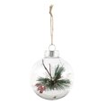 thumbnail image 1 of Muyoka Bolas de adornos transparentes Bola de plástico rellenable de 80 mm Adornos Bola de adornos de Navidad para árbol de Navidad Navidad Muyoka Hogar, 1 of 7