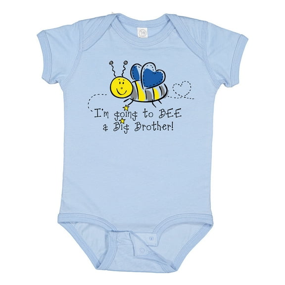 Inktastic Bee Future Big Brother Boys Baby Bodysuit