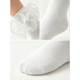 thumbnail image 3 of 1 Pair Girls Socks Children Ruffle Pleated Lace Princess Baby Socks, 3 of 4