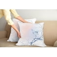 thumbnail image 2 of Ambesonne Landscape Throw Pillow Cover 2 Pack, Winter Tree Branches, 20", Blue Pink, 2 of 5
