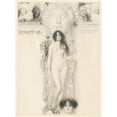 thumbnail image 3 of Gustav Klimt 11x14 Black Modern Framed Museum Art Print Titled - Engraved, 3 of 5
