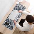 thumbnail image 3 of Grey Series Camouflage &nbsp;mousepad Gamingwaterproofno Slip&nbsp;for Office Home Work GamingmousepadsRubber Base Mousepad with Stitched Edges 31.5x11.8inches, 3 of 7