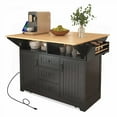 thumbnail image 4 of [Functional Design] Brand Kitchen Island - 55.7" W x 34" D x 36.5" H, 4 of 24
