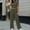Suit-588Army Green, variant on Gamivast Two Piece Sets for Women Crew Neck Short Sleeve Crop Tee & Sweatpants Solid Soft Comfy Joggers Lounge Wear Sporty Gym Running Matching Outfits
