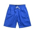 thumbnail image 2 of Ahuyic Plus Size Pants for Men,Mens Pants,Solid Color Drying Beach Pants Mens Surfing Shorts Loose Large Shorts Casual Five Point Shorts,Dark Blue,XL, 2 of 4