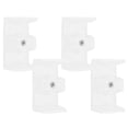 thumbnail image 2 of 4Pcs Shower Blocks Shower Door Bumpers Shower Door Guides Shower Door Bottom Guide, 2 of 8